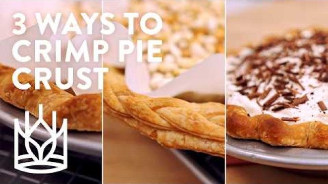 Click to open a video entitled How to Crimp Pie Crust Like A Pro