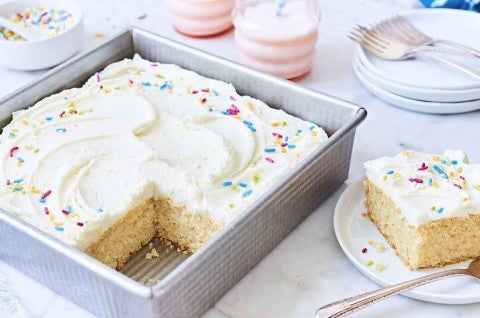Vanilla Cake Pan Cake - select to zoom