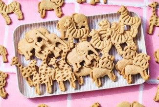 Assorted Animal Cookies on a tray