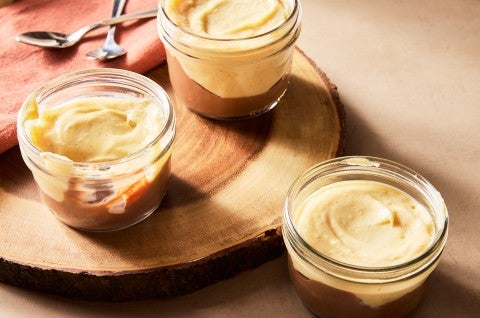 Chocolate and Vanilla Pudding Cups  - select to zoom