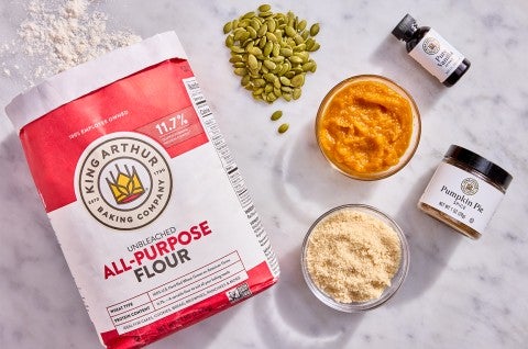 Easy Pumpkin Muffins ingredients - select to zoom