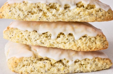 Lemon Poppy Seed Scones - select to zoom