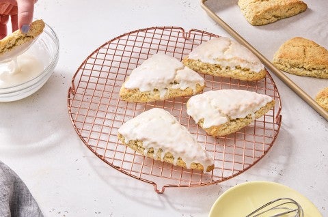 Lemon Poppy Seed Scones - select to zoom
