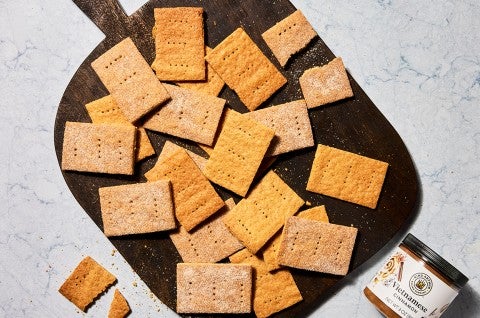 Sourdough Graham Crackers  - select to zoom